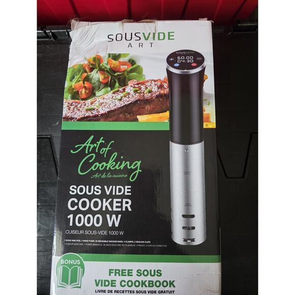 SOUSVIDE ART Sous Vide Immersion Cooker Machine Kit 30 Bags, 800W - Picture 2 of 4